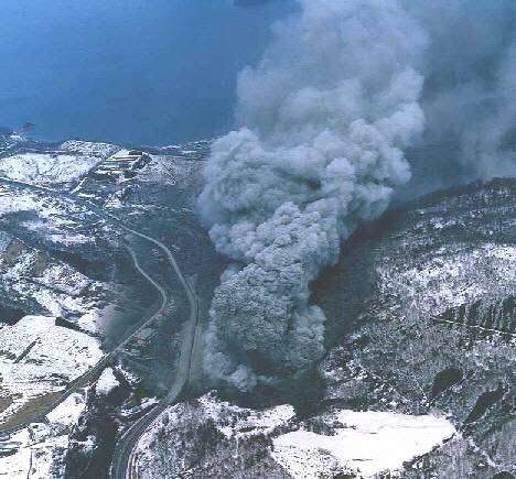 有珠山の噴火